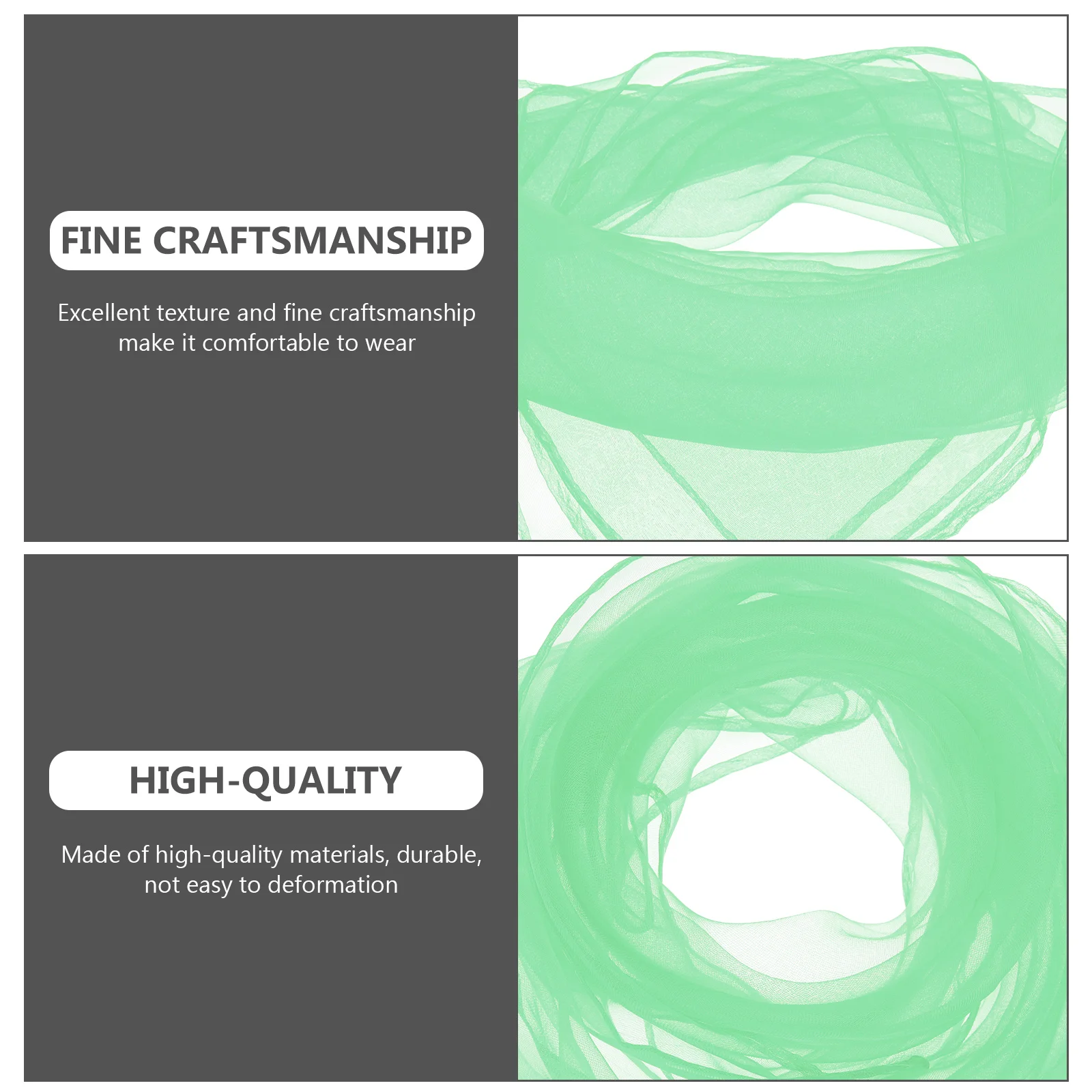 

10pcs Solid Color Silk For Small Lightweight Silky Breathable Neck Scarves Dance Square Veil