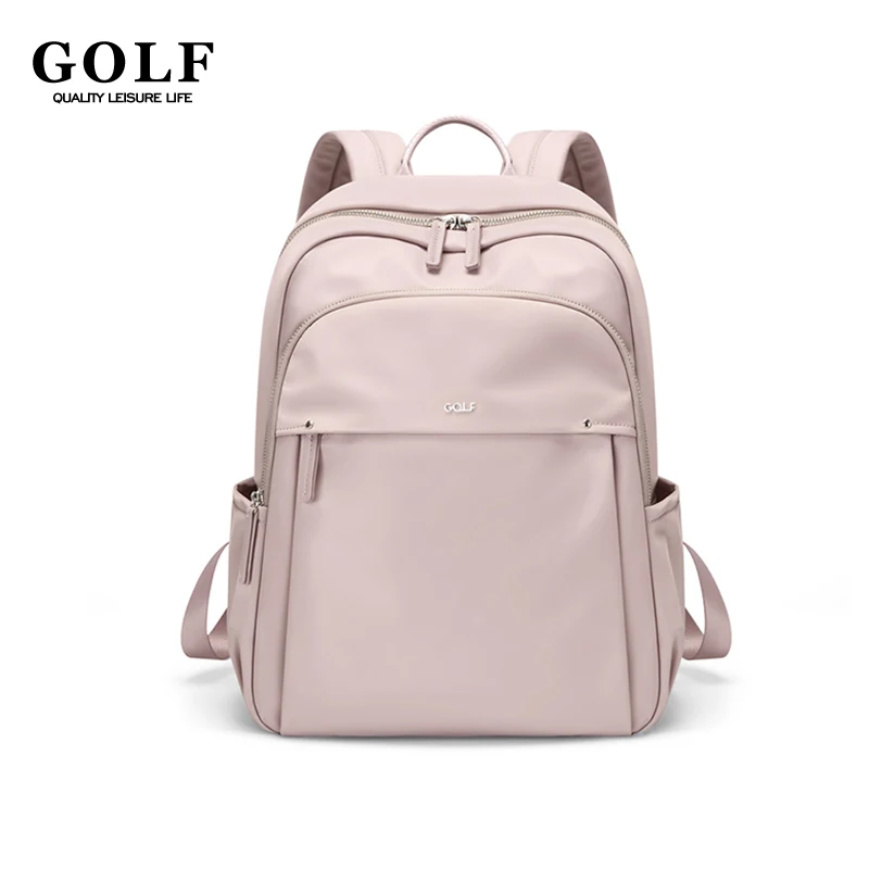 Mochila impermeável de golfe para mulheres, mochila rosa, mochilas oxford, bolsas de viagem casuais, tendência feminina, moda feminina, 2024