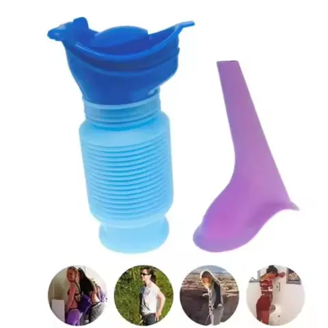 1-8pcs Soft Silicone Female Urinal Outdoor Travel Camping Women Girl Urinal For women Stand Up & Pee Lady Girl  Mobile Toilet