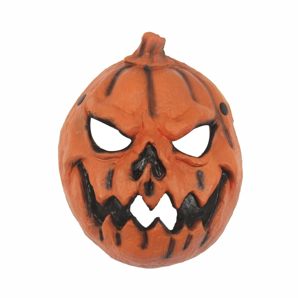 

Simple 3D Pumpkin Halloween Mask Realistic Funny Halloween Cosplay Mask Creativity Terrifying Full Face Mask Carnival Party