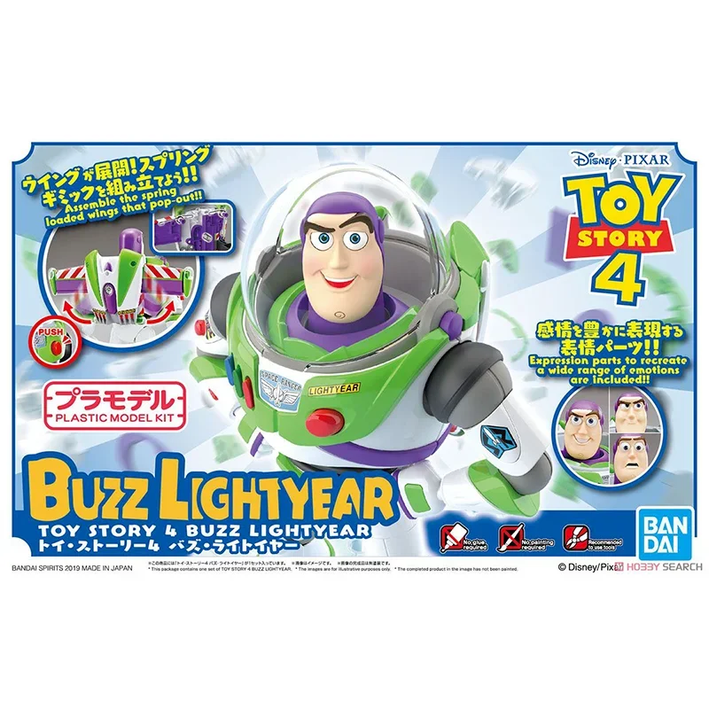 Bandai Toy Story Anime Cinema-rise Standard Buzz Lightyear figura de acción modelo, juguetes de colección, regalos para niños, Original, en Stock