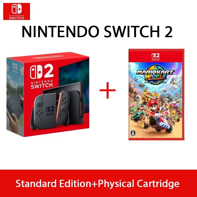Console de jeu vidéo portable Nintendo Switch 2 7,9 pouces 120 Hz avec Joy-Con 2 HDR, mode TV magnétique, console portable