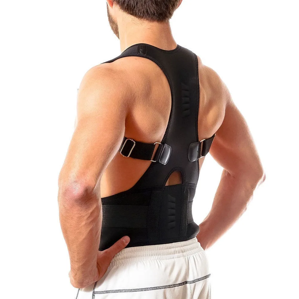 Magnetic Posture Corrector for Adults Back Support Belt Body Shaping Spine Alignment Hunchback Correction Back Brace - view 6