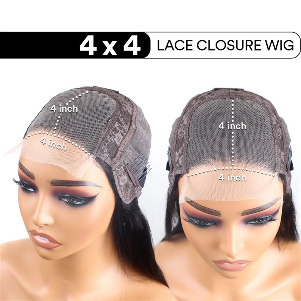 220% Dichtheid Kort Bobpruik 14 Inch Bobpruik Haarwerken van Echt Haar Bone Straight 13X4 13x6 HD Transparante Kant Voorkant Pruiken Zijdezacht Recht