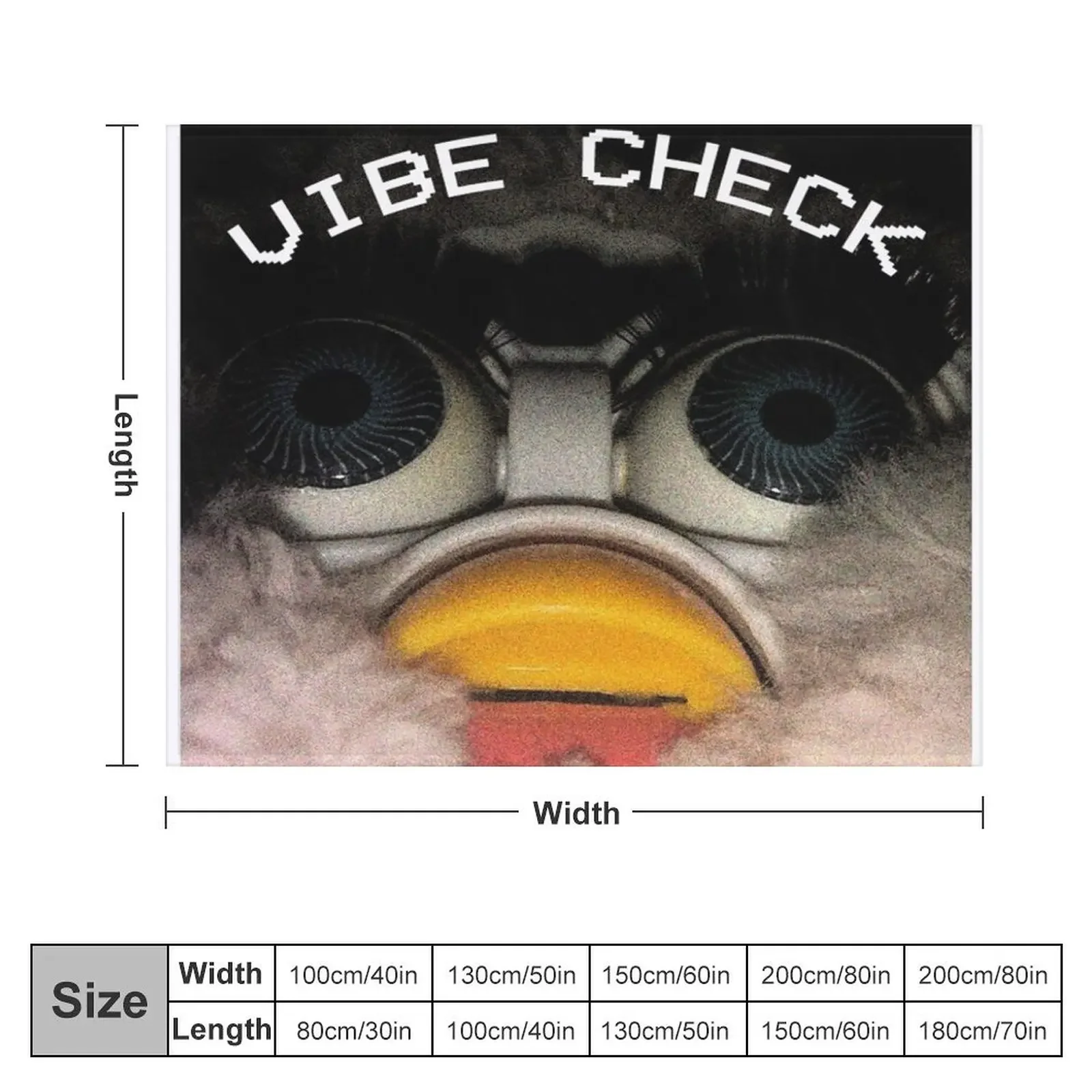 Furby Vibe Check 1 Throw Blanket Luxury funny gift Hairys Blankets