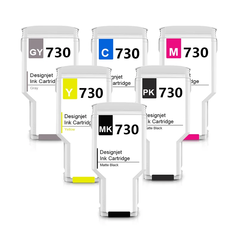 730 Ink Cartridge Full With Ink 300ml HP730 For HP DesignJet T1600 T1600dr T1700 T1700dr T2600 T2600dr printer