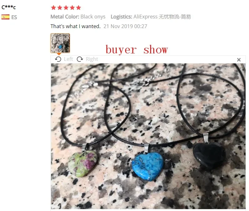 Wholesale Natural Stone Pendant Heart Shape Crystal AgateNecklace Good Quality Necklace Pendants 20*6mmm