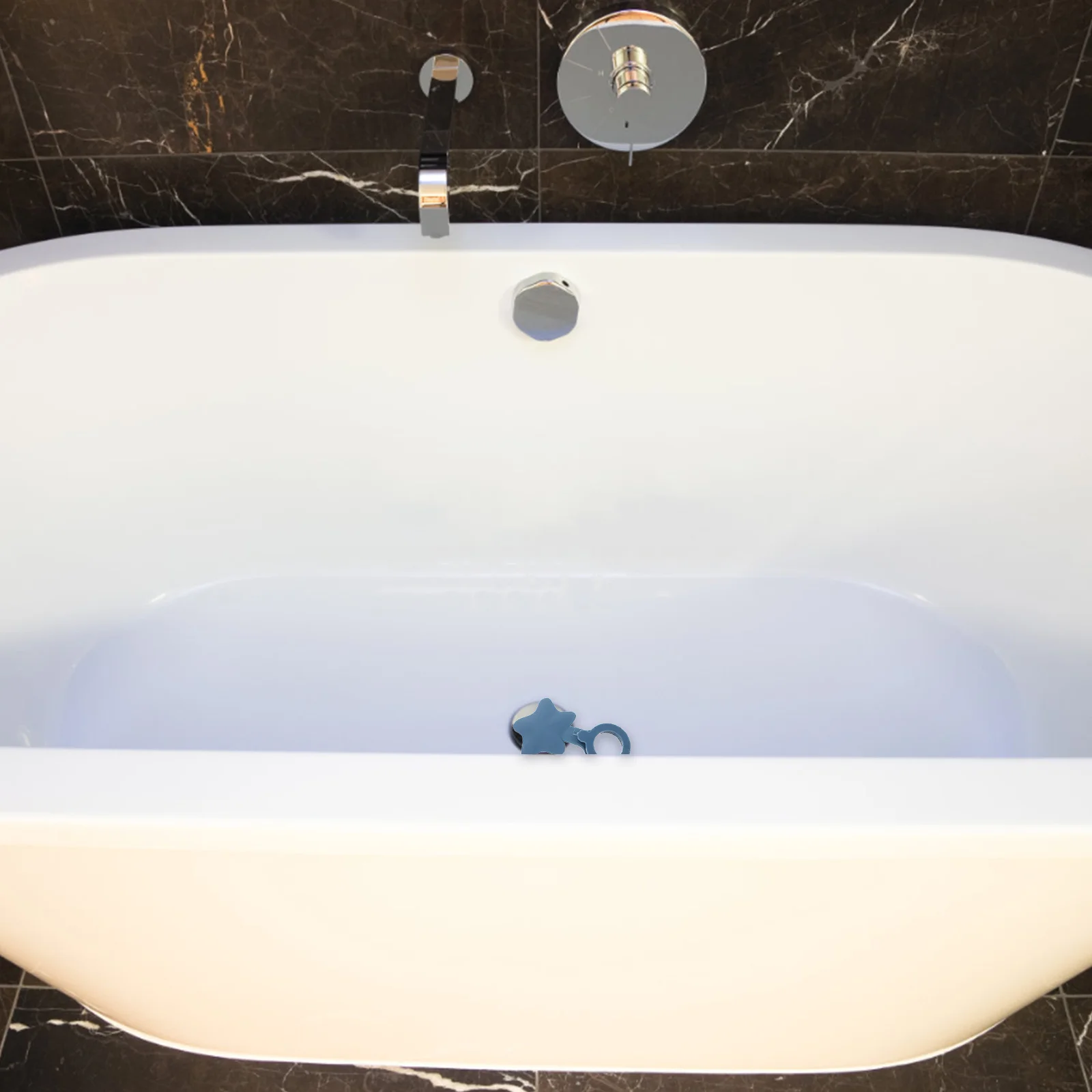 

2Pcs Silicone Tub Drain Shape Water Stopper for Bathtub Bathroom Sink Leak Proof Secure Fit No Tools Needed Child Safe