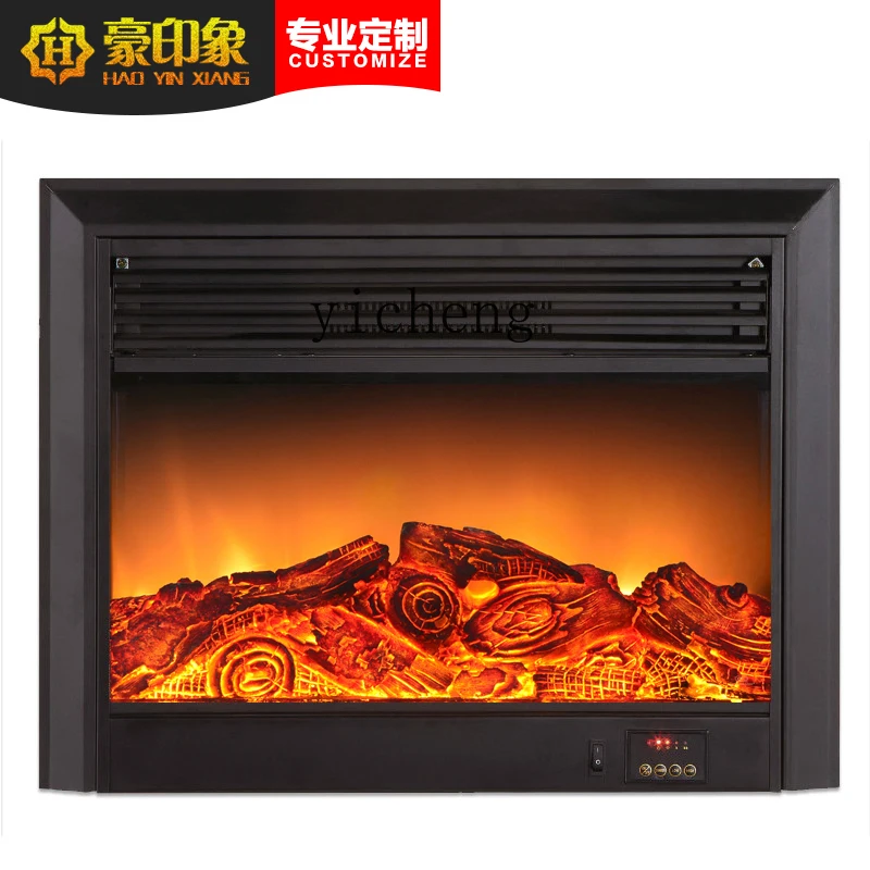 Tqh Electronic Fireplace Core Home Heating Heater Embedded Simulation Flame Decoration Stove Core