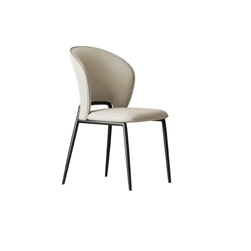 

Premium Home Dining Chair Dining Table and Chair Simple Modern Leather Back Chair