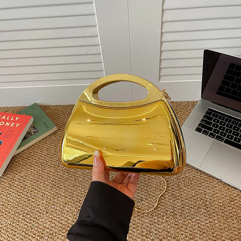 Acrylic Solid Color Hasp CHAINS Bucket Bags 2026 High Quality Light Luxury Bags Design Sense Niche Lucky Bag Crossbody Bags