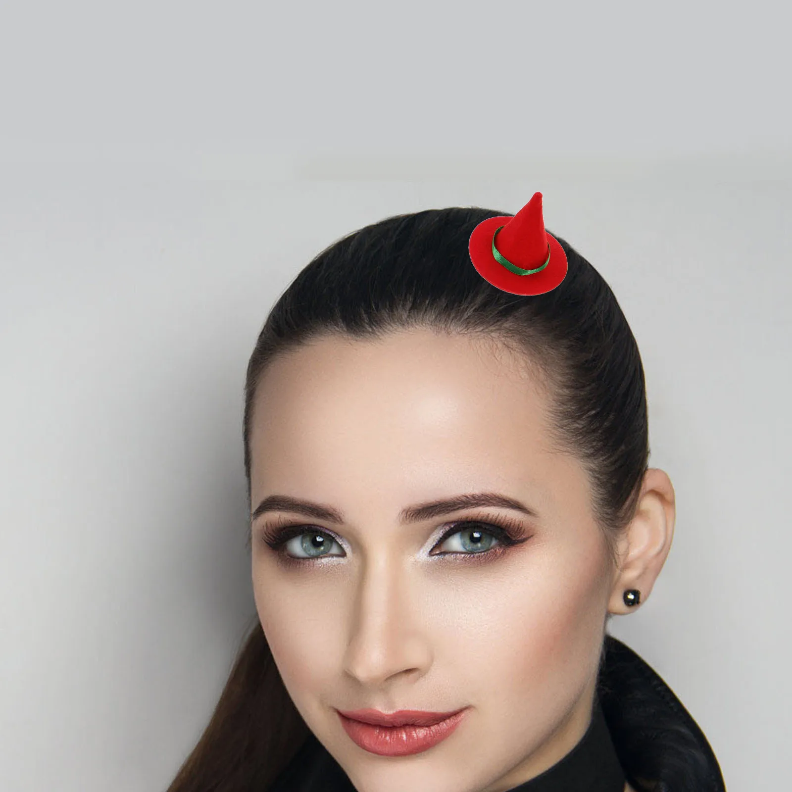 

4Pcs Witch Hat Hair Clips Mini Halloween Hats Cloth Material Durable Hairpin Party Decoration Accessories Witch Hat Hair Clip