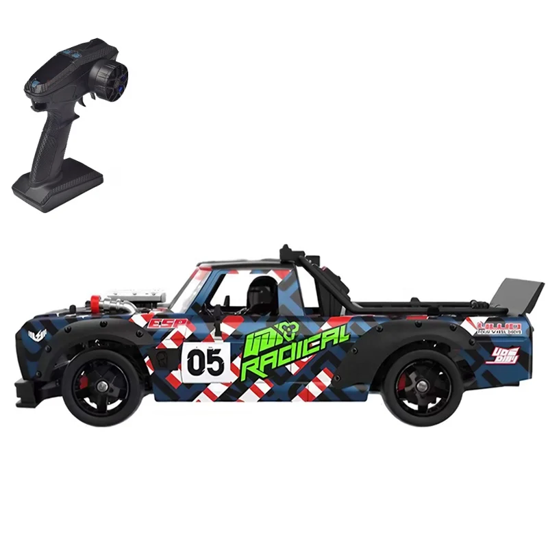 Radical UDIRC 1:10 Hoonicorn Mustang RC Drift Car 4WD 70KM/H Brushless Motor 60A ESC RTR with 2.4G Radio Control Hoonitruck 4X4