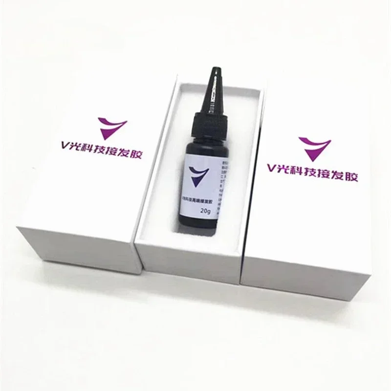 

Hot 20g V-Light glue for Tape hair extension V-Light Technology glue for HairExtension Wig Hair Piece