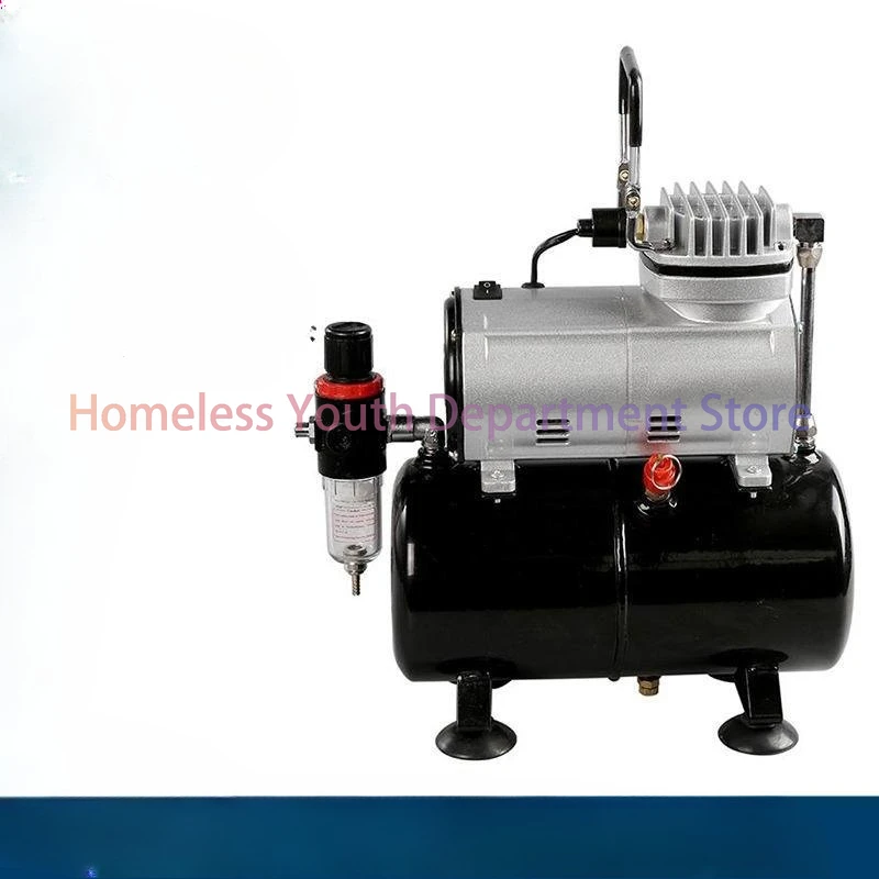 Portable 3L gas storage tank mini air compressor oil-free painting airbrush air pump model inkjet painting painting tool