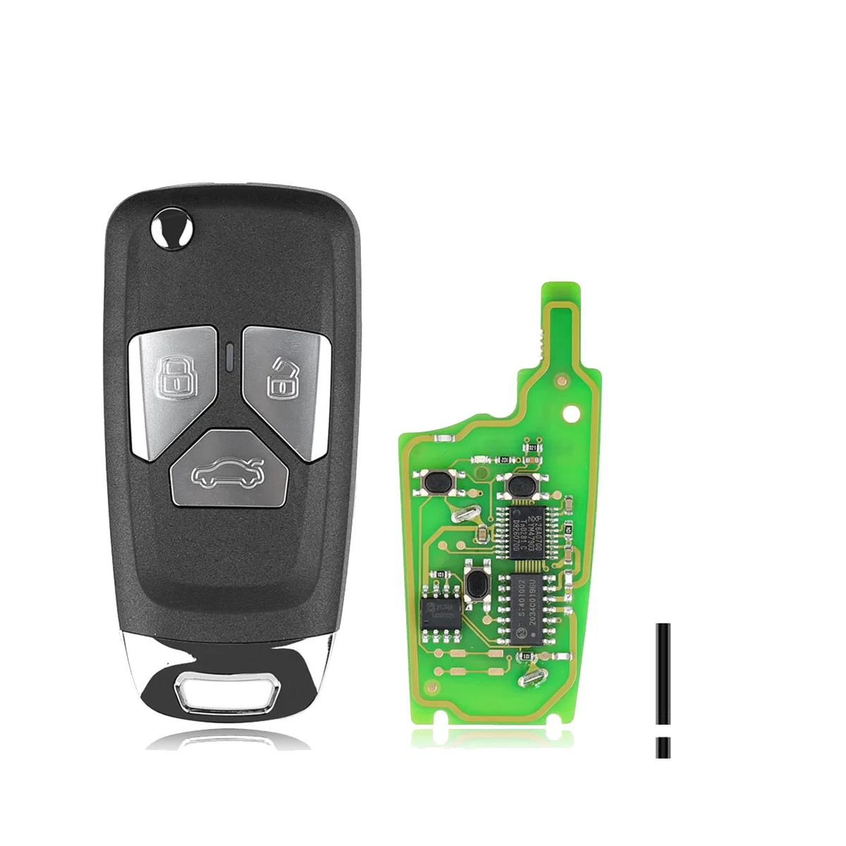 XNAU01EN Universal Wireless Remote Key Flip 3 Button for Type for VVDI Key Tool