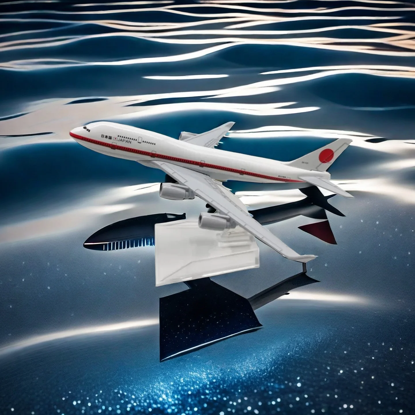 Aviones de juguete, modelo a escala 1:400, modelo de avión de Metal de 16CM, avión fundido a presión de Japón President Airlines B747 Airlines, regalo para niños