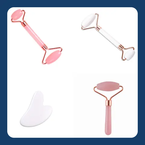 천연 수지 롤러 페이스 Gua Sha 천연 수지 마사지 경혈 아이 케어 스파 마사지 도구 바디 넥을위한 얼굴 리프팅