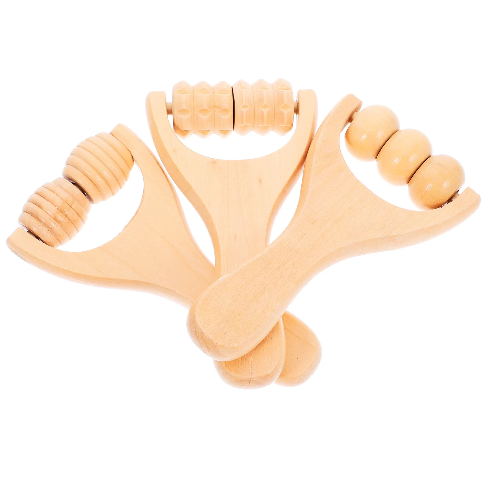 

3Pcs Wooden Massage Roller Body Muscle Massager Handheld Manual Therapy Tool for Circulation and Stress Relief