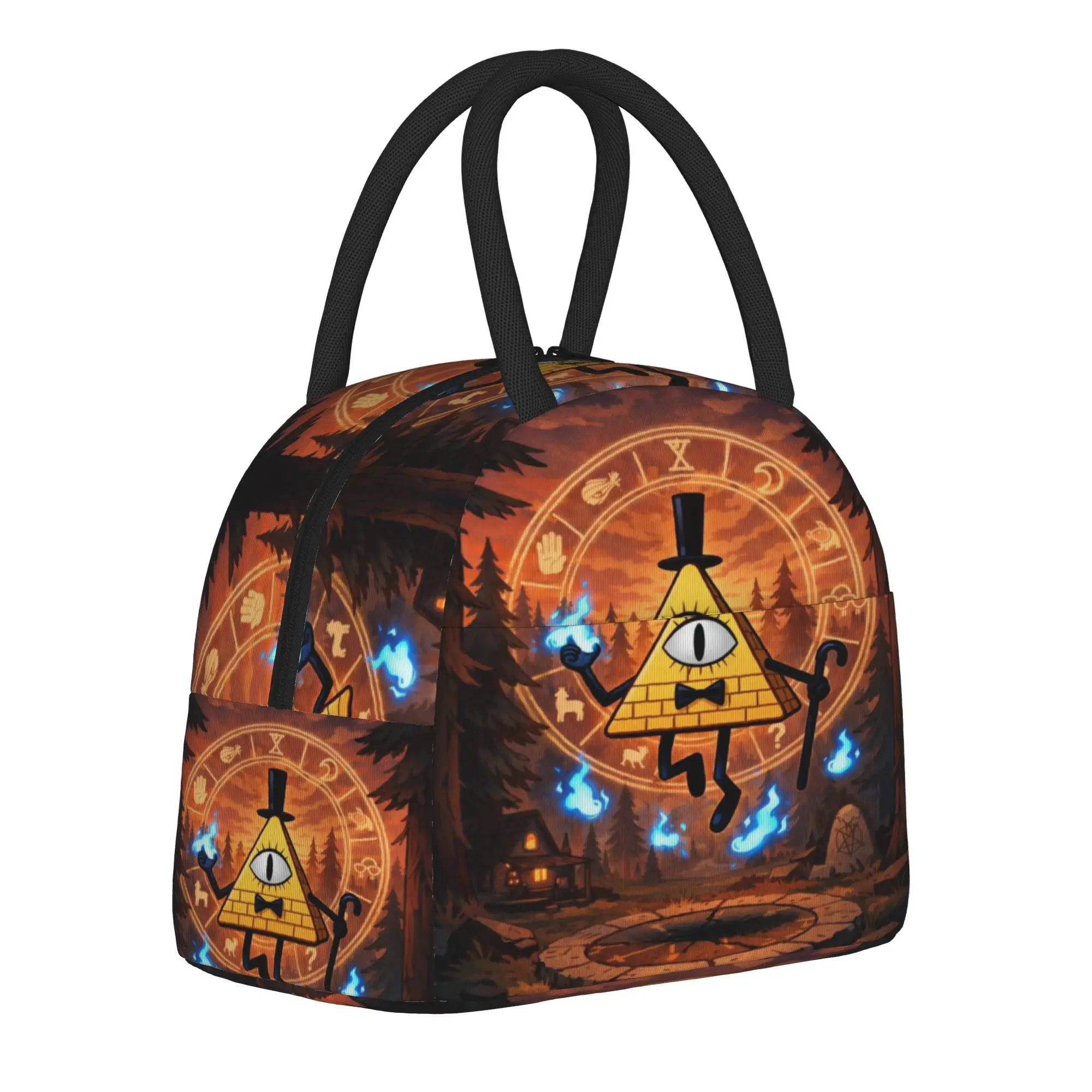 Lunch Boxes Gravitys Falls Merch  Storage Food Box Fashion Thermal Cooler Bento Box For Work