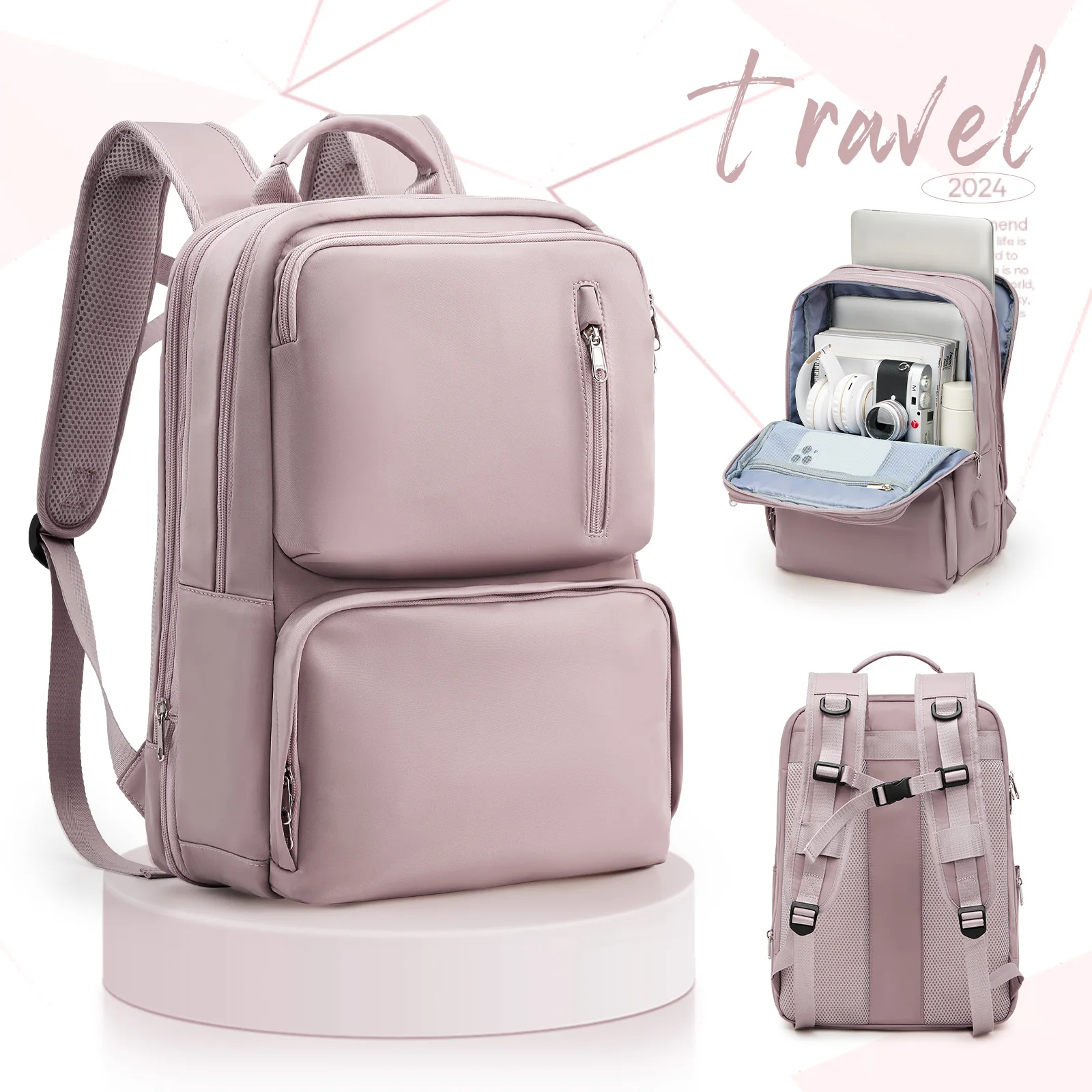 Women Backpack, Ryanair Backpack 40x20x25 Cabin Bag Hand Luggage Travel Backpack for Easyjet Cabin Bag 45x36x20, Laptop Backpack