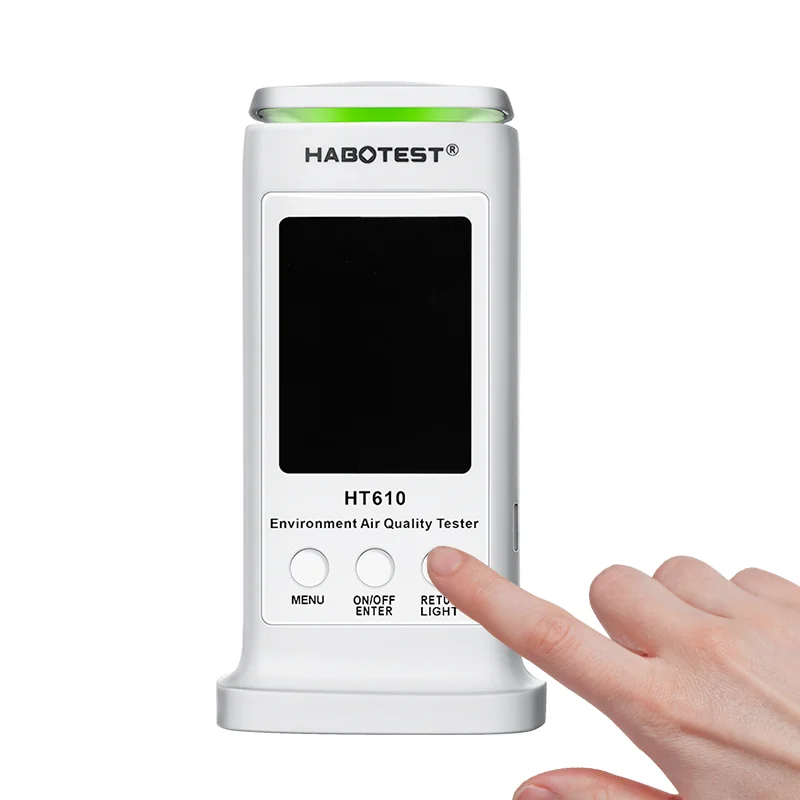 HABOTEST HT612 Digital Co2 Detector Particulate Matter Meter Tester Air Quality  Haze Meter