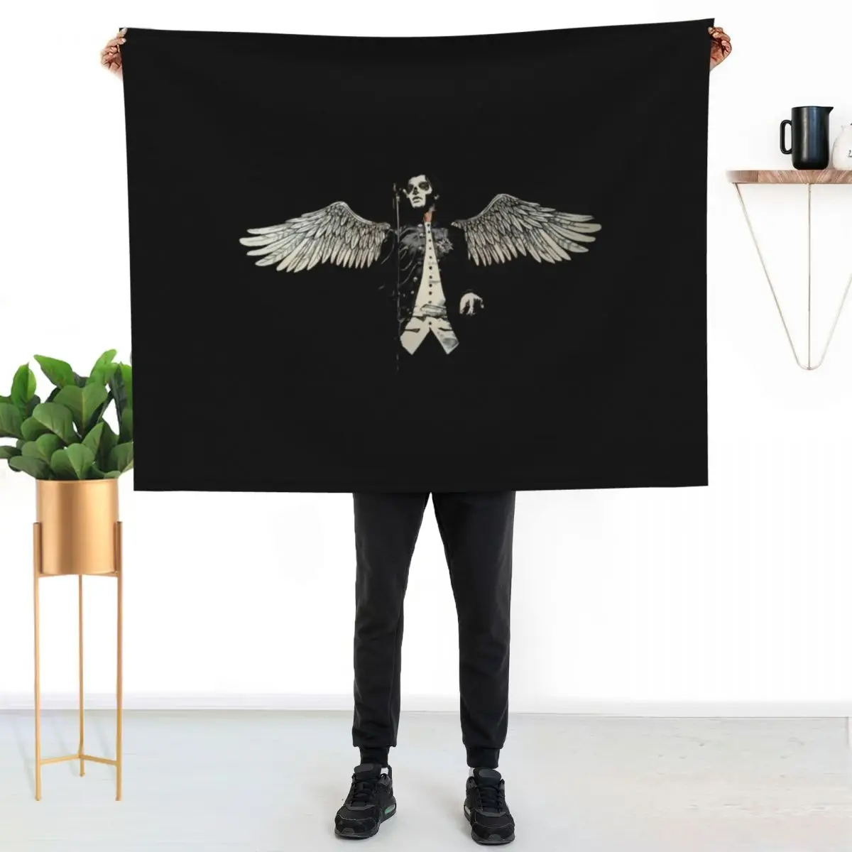 Guardian Angel Papa Emeritus III Classic . Throw Blanket Soft Sherpa Fleece Warm Blanket for Winter