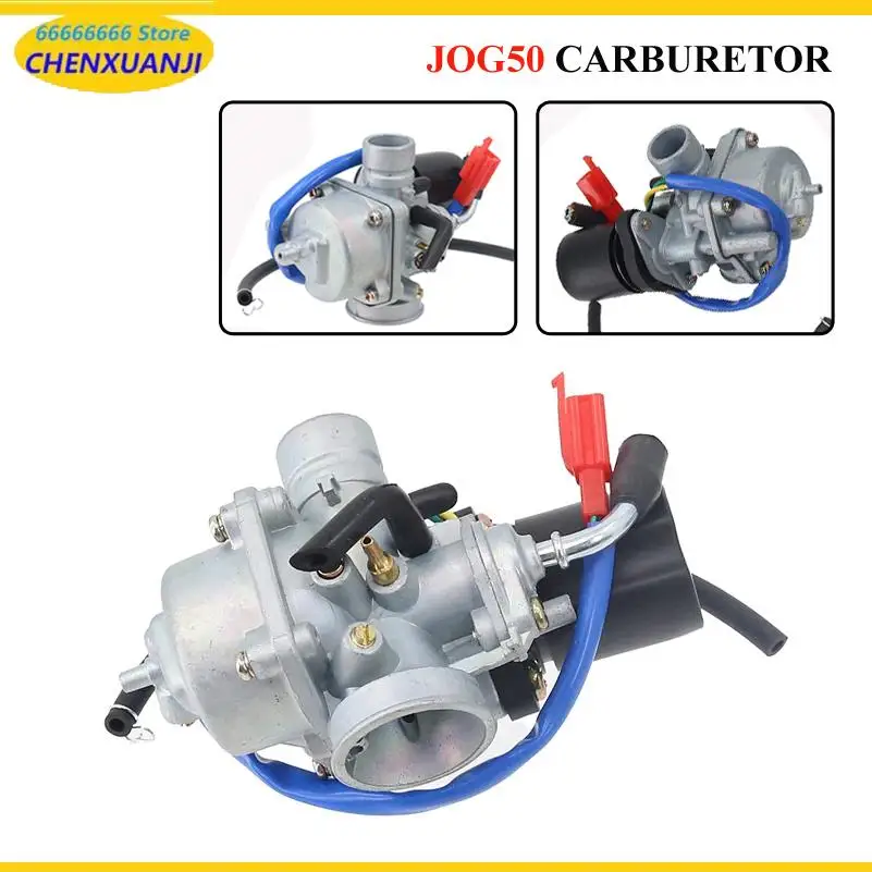 1PE40QMB Jog 50cc 72cc 90cc 19mm Carburetor with Electric Choke For Minarelli 2 Stroke 1E40QMB Scooter Moped Carb PZ19J
