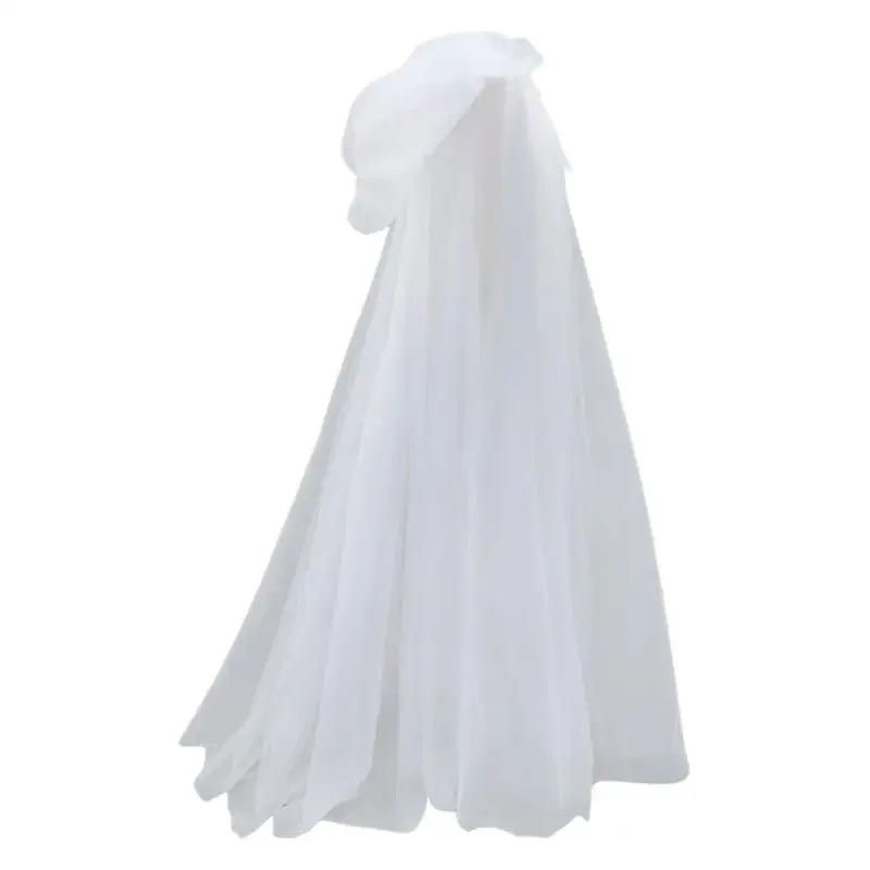 

Готический плащ длиной до пола, костюм-накидка призрака на Хэллоуин - плащ ведьмы жнеца с капюшоном и прозрачной сеткой,