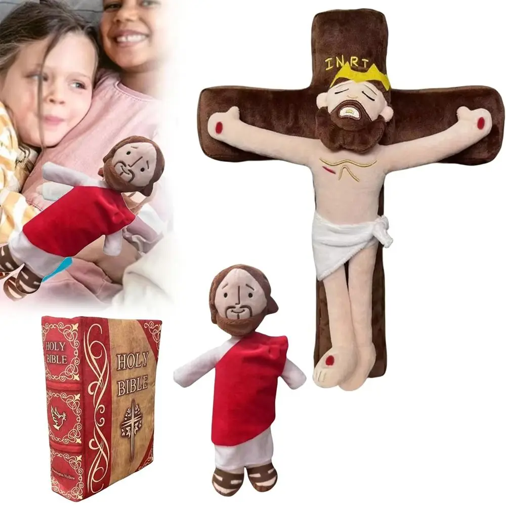 Soft My Friend Jesus Plush Doll Classic Plush Savior Jesus Plushie Toys Comfort Virgin Mary Toy Christian Classic Savior