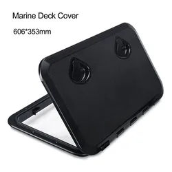 606x353mm Deck Access Hatch Cover For Marine Boat Yacht RV white anti-skid hand hatch cover hatch cover Plastic Door