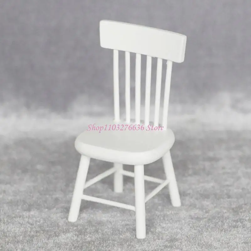 R6FD Mini Kitchen Room Furniture Chair/Table Model Dollhouse Ornament Bjds Dolls Accs