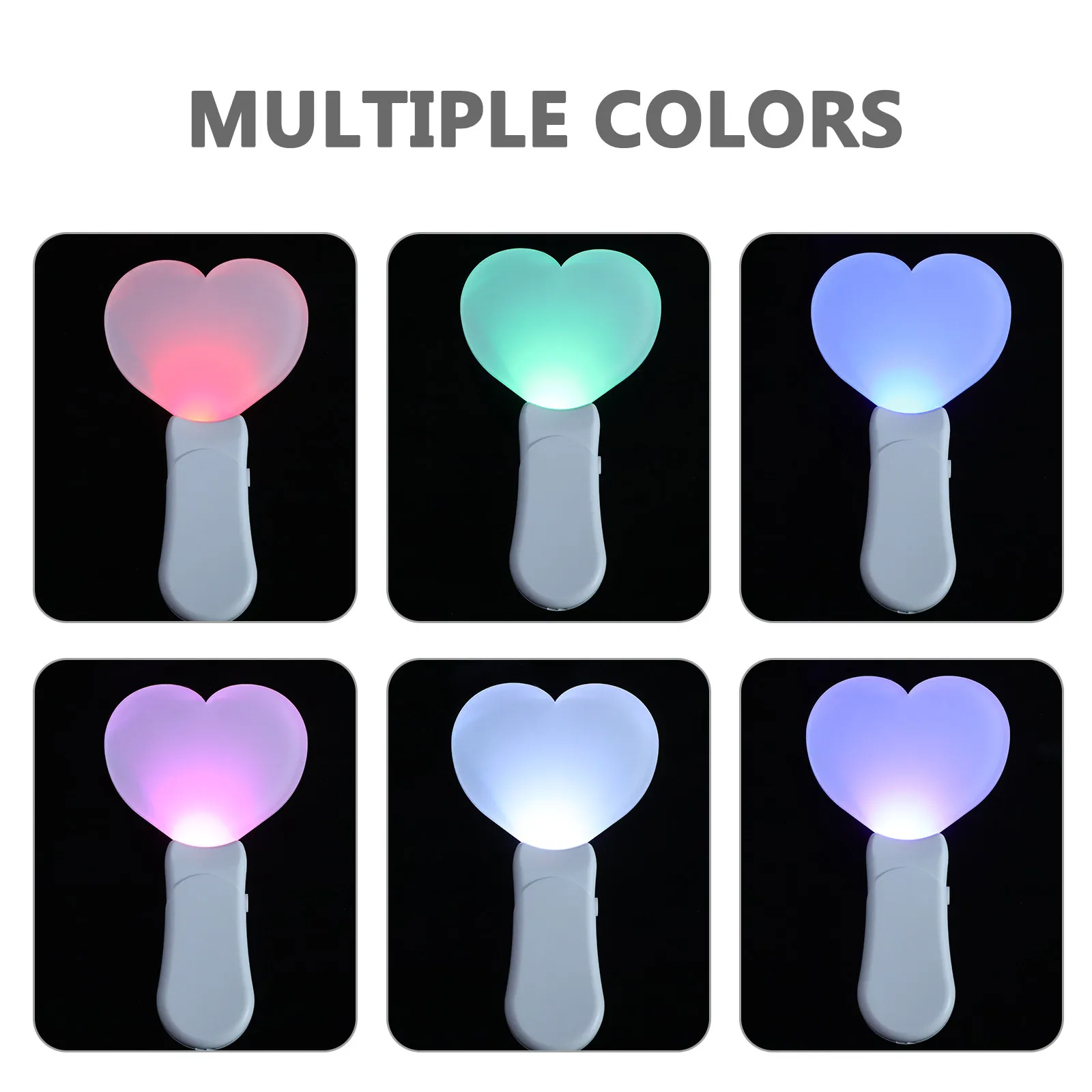 LED Cheering Stick Heat Transfer Round Acrylic Blank DIY Light Wand for Music Concert Party Stage Decor
