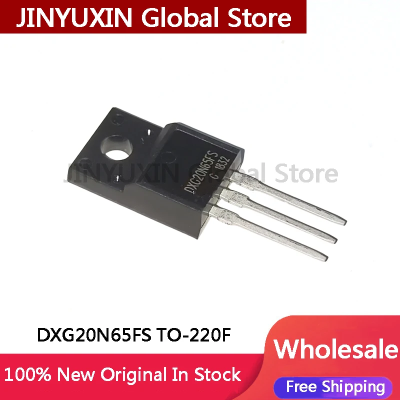 10PCS NEW 100% quality DXG20N65FS DXG20N65 20N65FS 20N65 TO-220F IGBT single tube