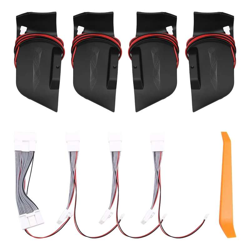 

AB16-LED Car Inner Ambient Light Inner Ambient Light For Toyota RAV4 7-Color Handle Door Bowl Lamp