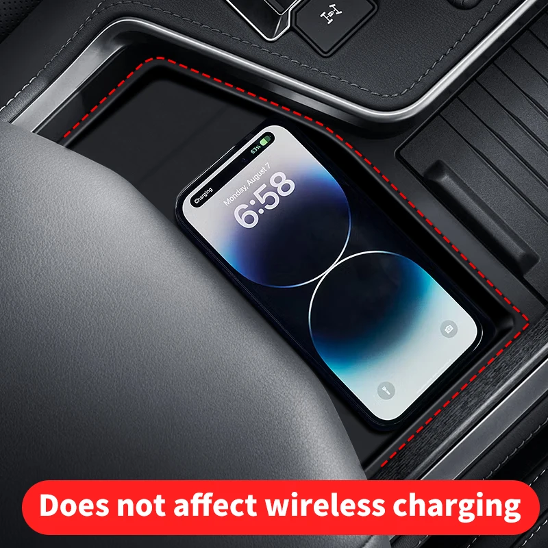 For 2024 Lexus GX550 center console Wireless Charger Silicone Protection Pad GX 550 Interior upgrade Accessories Modification