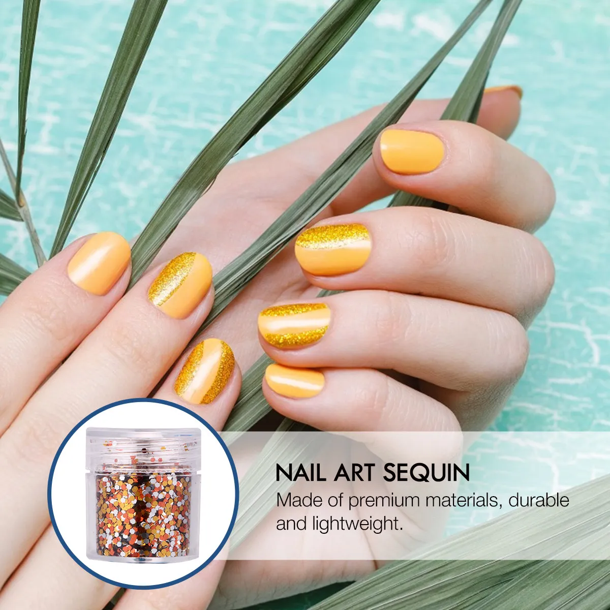 16 Boxes Manicure Sequins Mix Colors Sparkling Nail Art Chips for Fun Handmade Manicure Nail Decoration Glitter Set