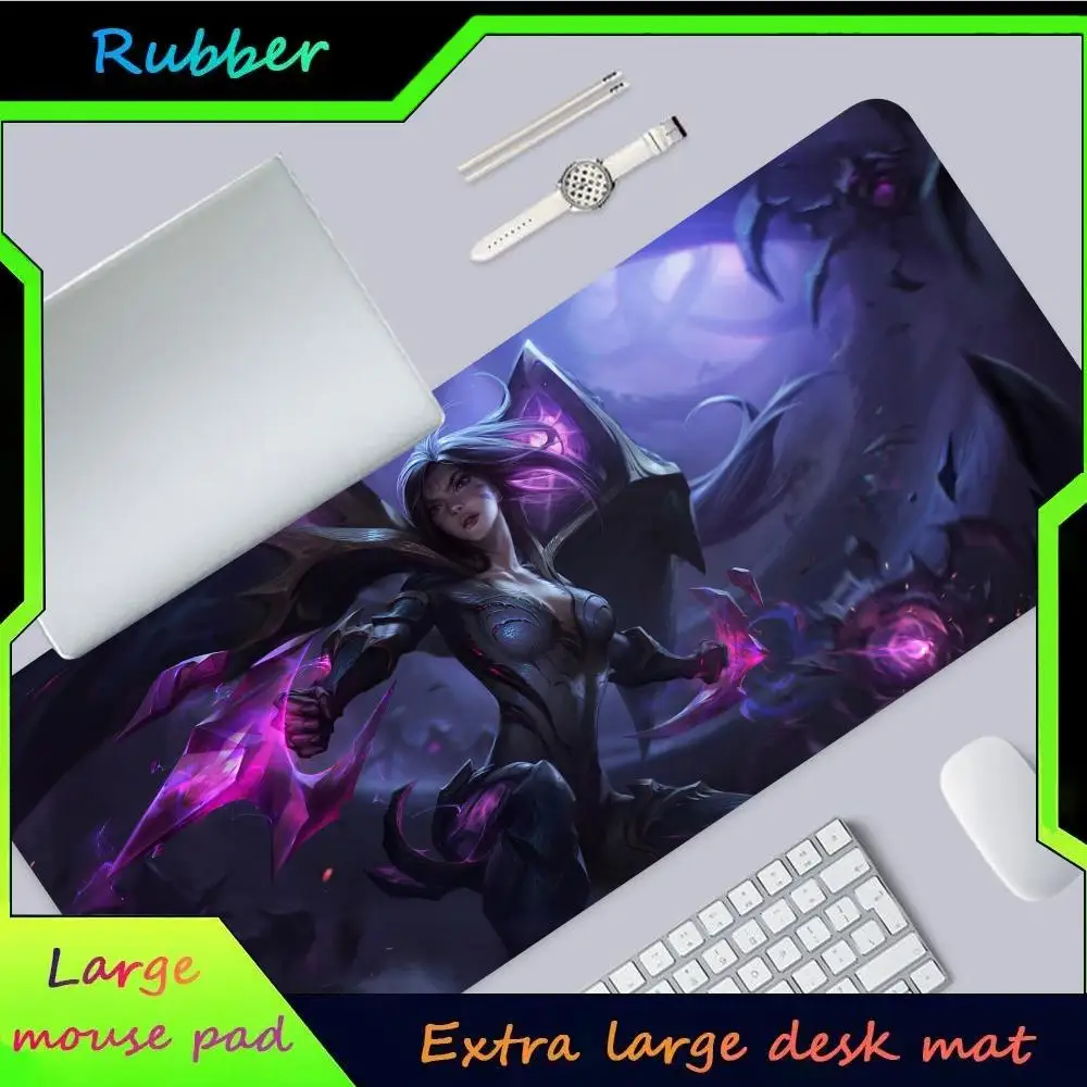 Kassadin Katarina Kayle MINISO Mouse Pad Hot Large Game Mause Pads XL Lock Edge Size for Gamee Give gifts daughter boy brother f