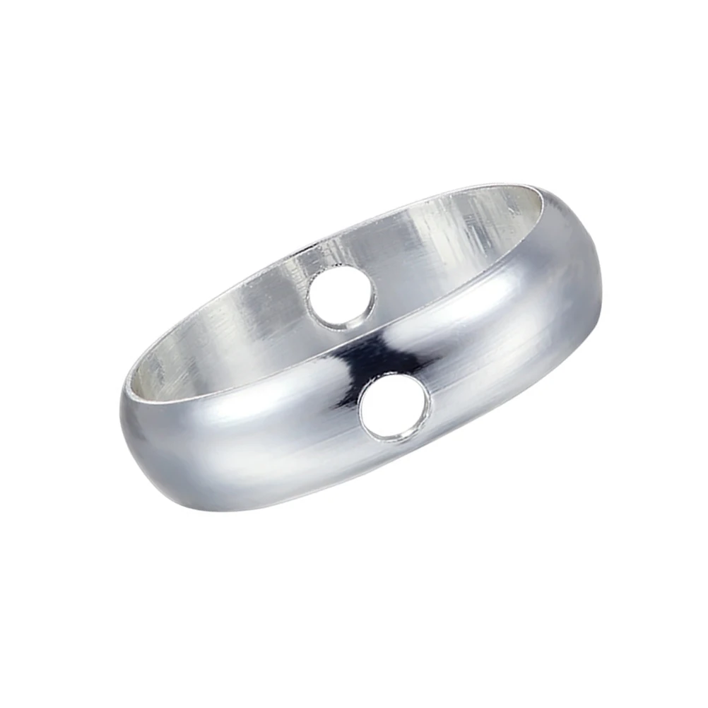 

20 Pcs Metal Ring Accessories Tag Circle Hole Double Rings Earring Bracelet Accessory Crimp