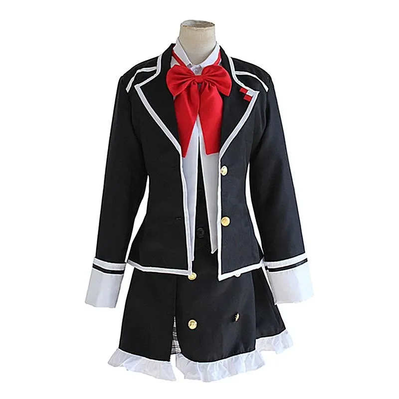 Anime DIABOLIK LOVERS Cosplay Laito Sakamaki Shu Ayato Komori Yui Mukami Ruki Cosplay Costume Jacket JK School Uniform Wig Suit