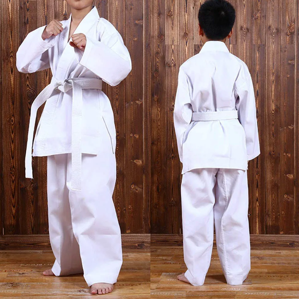 

Karate Uniform for Kids and Adult Lightweight Karate Gi Student Uniform with Belt for Martial Arts Training