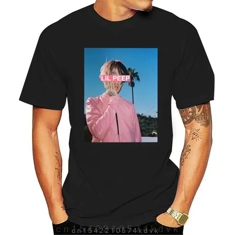 Quality Comfortable Cotton Hip Hop Man Lil Peep  T-Shirt Streetwear  Hip Hop O-Neck Tees Tops  Aesthetic Clothes