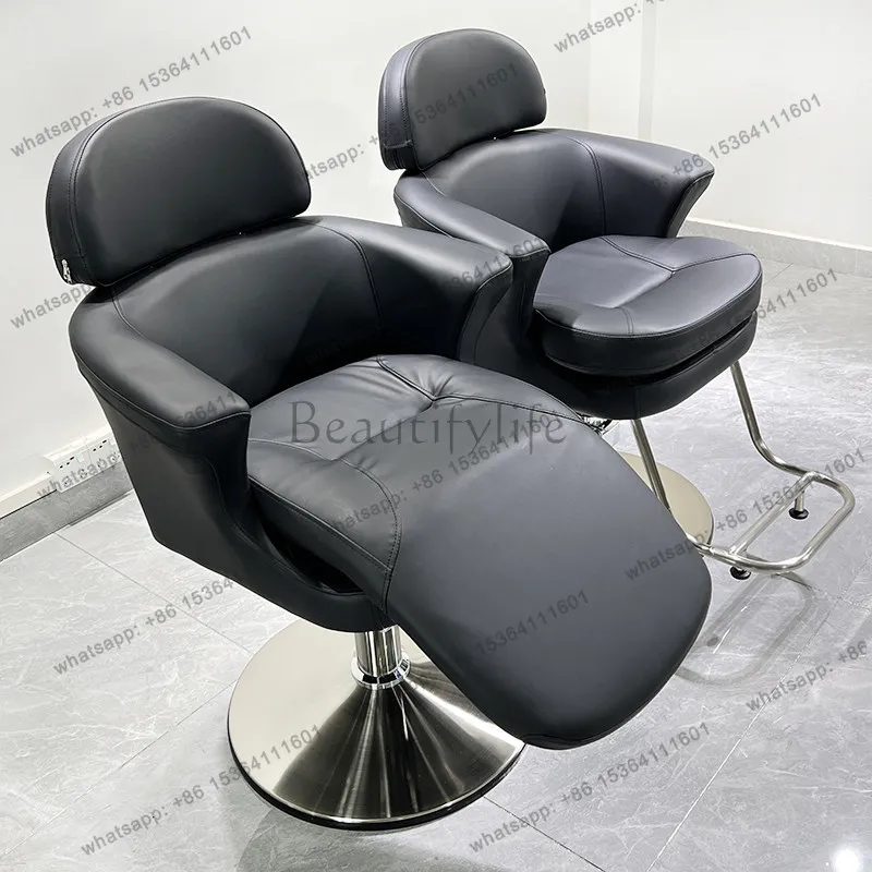 hot Studio Classic Barber Chair Nordic Design Luxury Modern Barber Chair Minimalist Style Barberstuhl Salon Furniture
