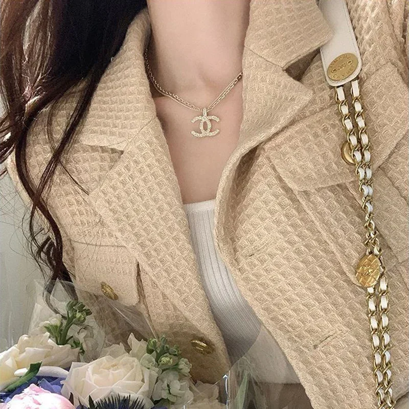 

Jacket Women Solid Elegant Korean Cropped Blazer Casual Tender Coat Autumn Office Lady Simple Double Button Design Short Outwear