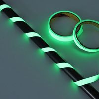 3m Fluorescent Tape Various sizes Glow In The Dark Green Luminous Tape Warning Stickers Self Adhesive