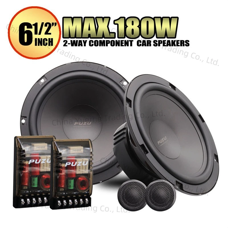 

PZ-6503S 6.5 Inch 180W Full Range Combination Coaxial Speaker With Tweeter Treble Speaker Two Way Crossover Car Audio Sound
