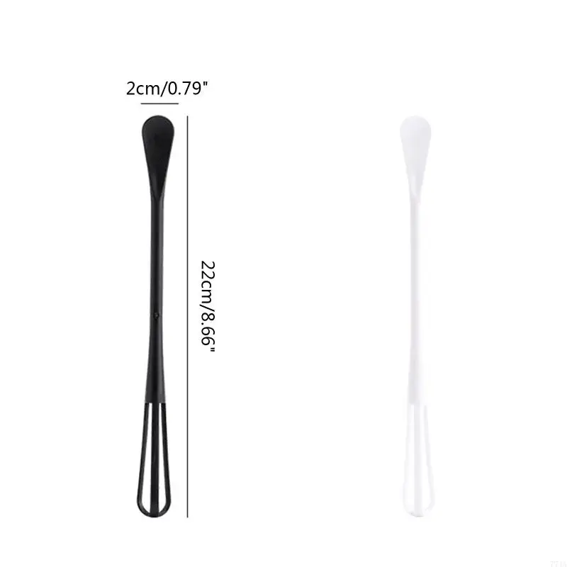 77JA Mini Đa Năng Nhựa Dụng Cụ Đánh Trứng Trứng Be Nhà Bếp Gia Vị Khuấy Dính Để Pha Trộn Đánh Trứng Gia Đình Ẩm Thực