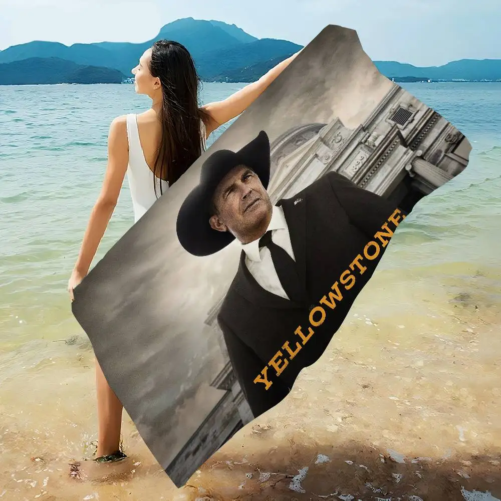 Yellowstone Dutton Ranch Microfiber Beach Towel Absorbent Quick dry Soft Yoga Swimming Resort Mountain Climbing Towel