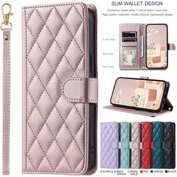 Flip Case For Huawei P30 Pro VOG-L29 Case Luxury Wallet Rhombic Houndstooth Case sFor Huawei P30 P20 Pro Lite Capa Leather Cover