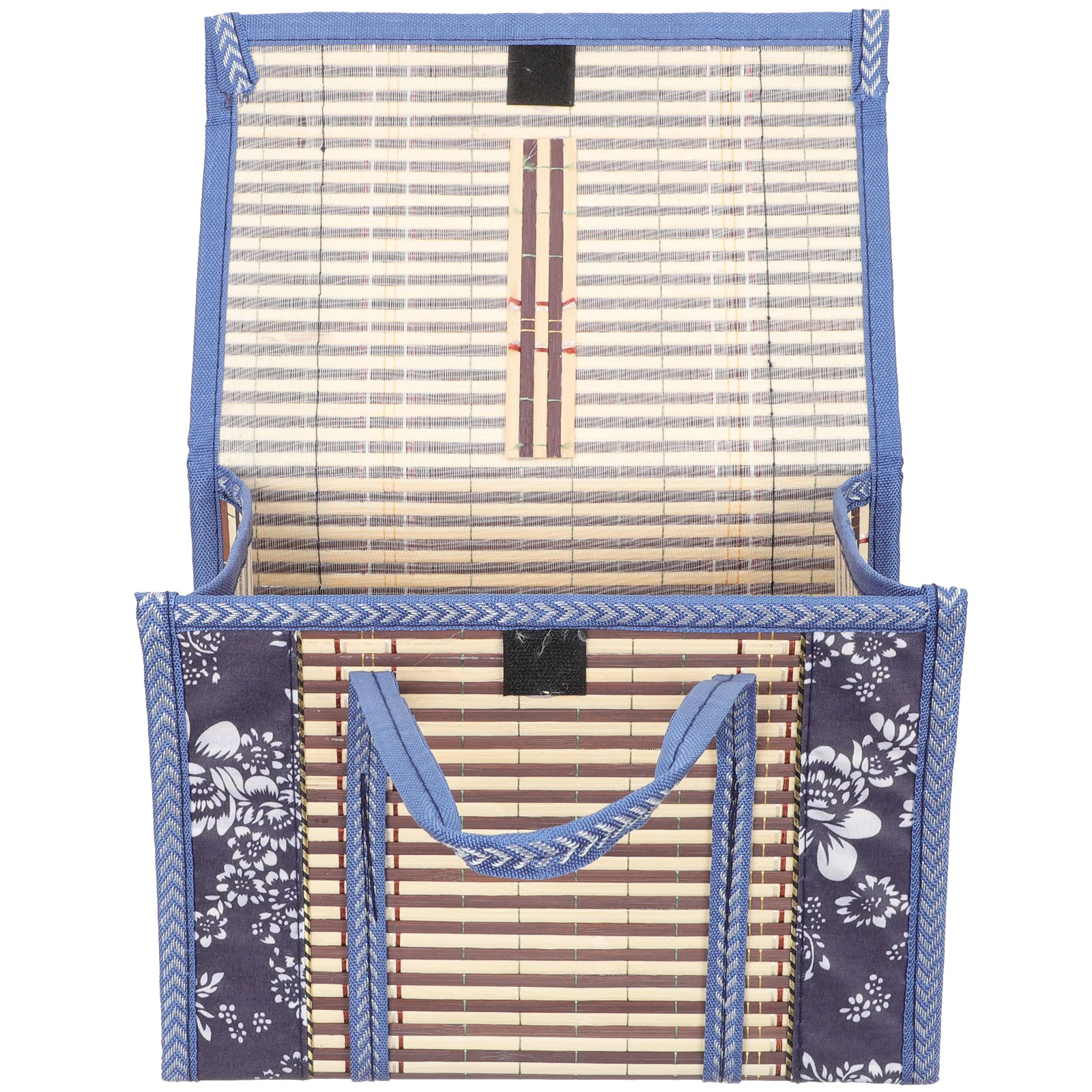 

Durable Woven Bamboo Basket Portable Picnic Gift Packaging Case Multi Functional Storage Holder for Vegetables Fruit Eggs